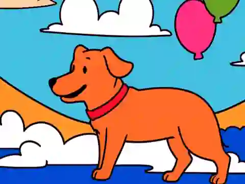 Color By Code: Yellow Dog — безкоштовна онлайн гра