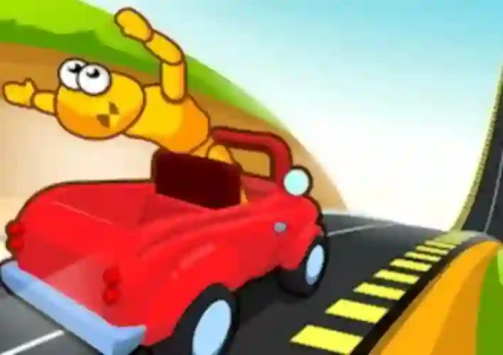 Downhill Car Ride Crash Test — безкоштовна онлайн гра