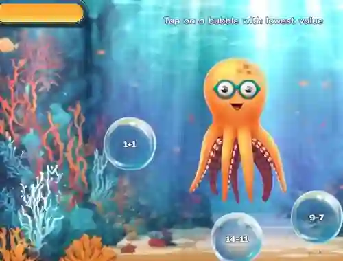 Bubble Math Dive — безкоштовна онлайн гра