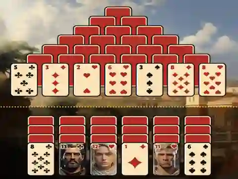 Pyramid Solitaire Ancient Rome — безкоштовна онлайн гра