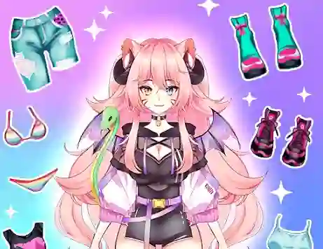 Anime Dress Up Moe — безкоштовна онлайн гра