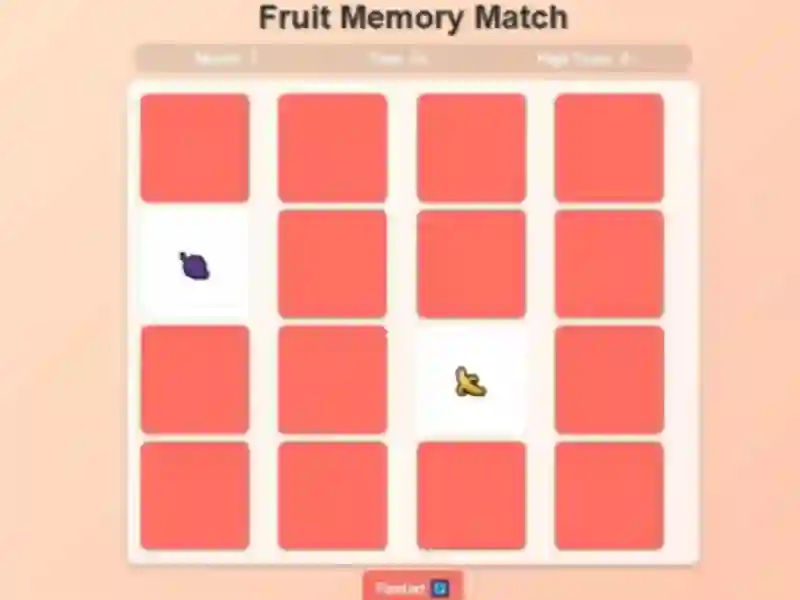 Fruit Memory Match — безкоштовна онлайн гра