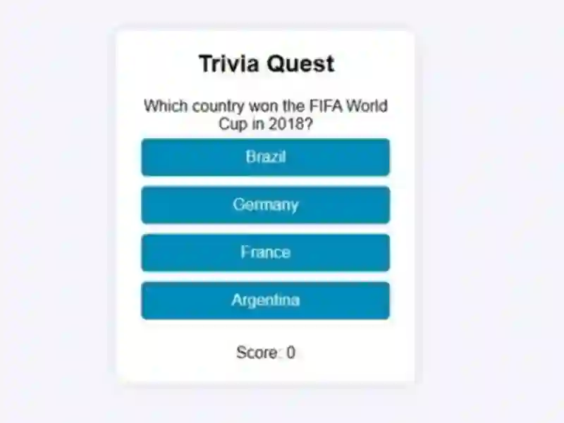 Trivia Quest — безкоштовна онлайн гра