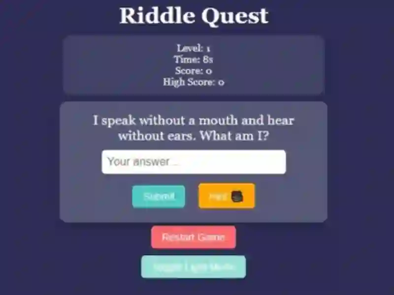 Riddle Quest Brain Teaser — безкоштовна онлайн гра