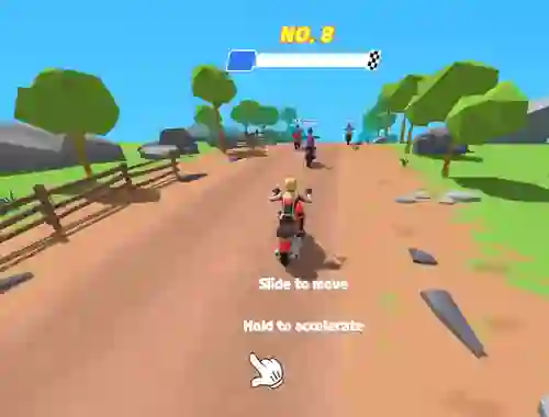 Moto Attack Bike Racing — безкоштовна онлайн гра