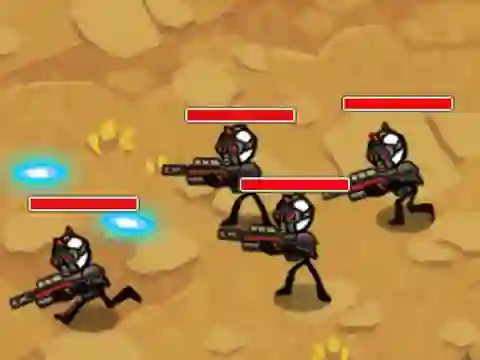 Stickman Warfare — безкоштовна онлайн гра