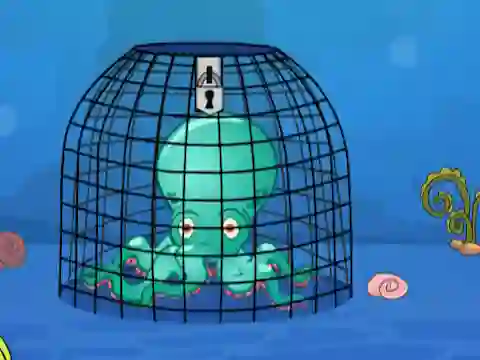 Release Octopus from Cage — безкоштовна онлайн гра