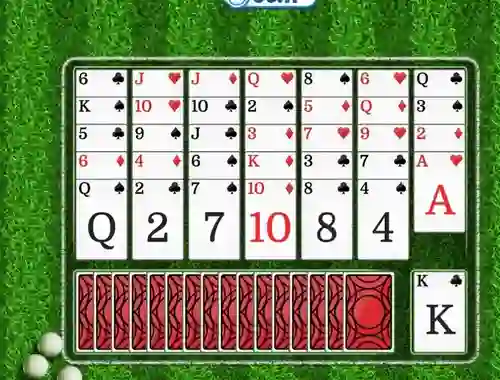 Golf Solitaire — безкоштовна онлайн гра