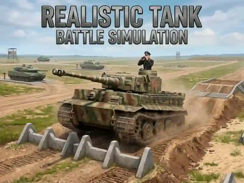 Realistic Tank Battle Simulation — безкоштовна онлайн гра