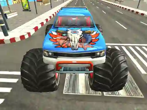 Monster Truck City Parking — безкоштовна онлайн гра