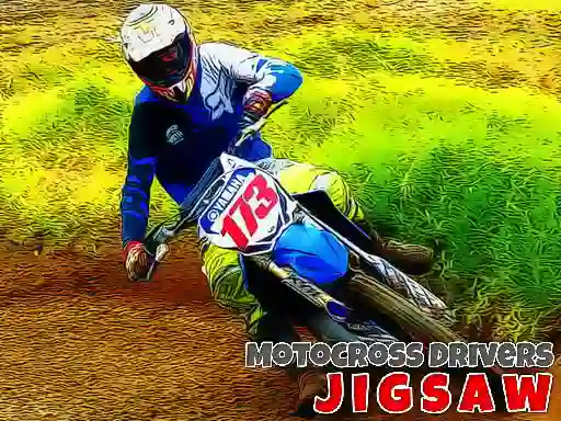 Motocross Drivers Jigsaw — безкоштовна онлайн гра
