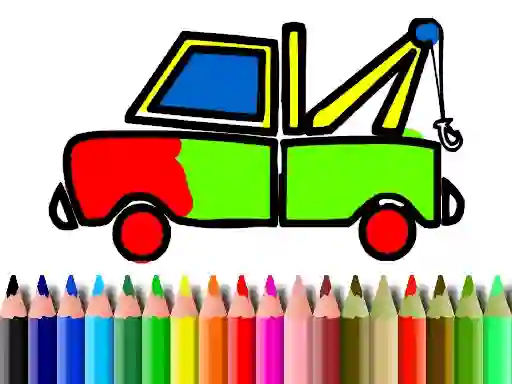 Back To School: Truck Coloring — безкоштовна онлайн гра