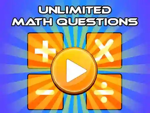 Unlimited Math Questions — безкоштовна онлайн гра