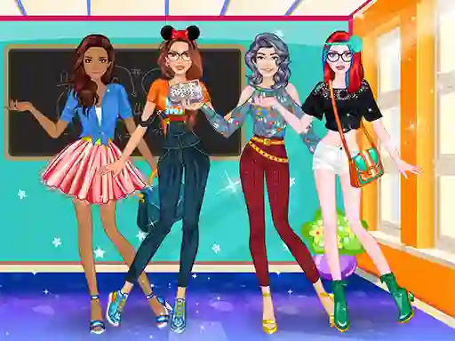 High School Dress Up For Girls — безкоштовна онлайн гра