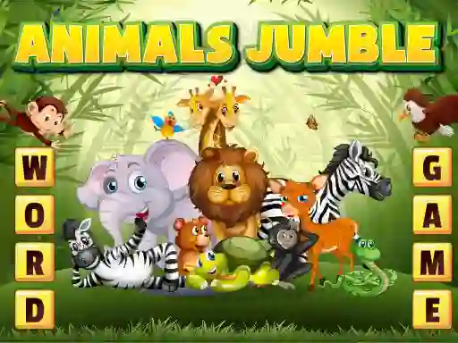 Animals Jumble — безкоштовна онлайн гра