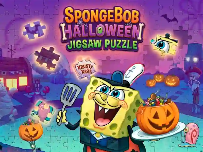 SpongeBob Halloween Jigsaw Puzzle — безкоштовна онлайн гра