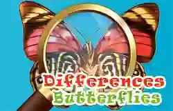 Differences Butterflies — безкоштовна онлайн гра