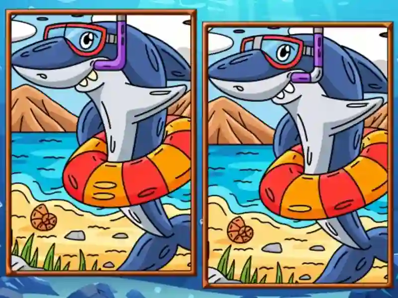 Marine Spot the Difference — безкоштовна онлайн гра