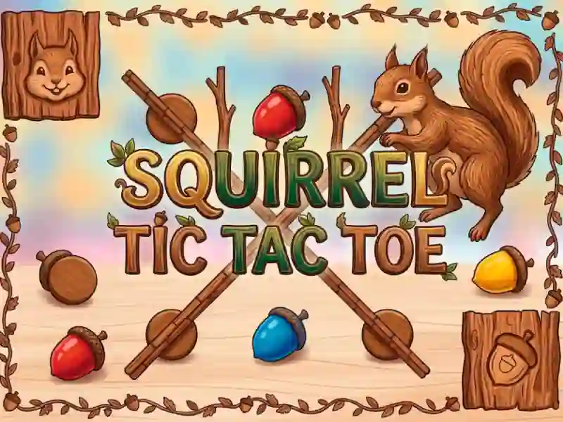 Squirrel Tic Tac Toe — безкоштовна онлайн гра