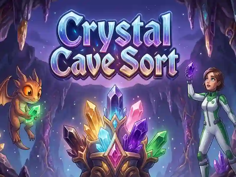 Crystal Cave Sort — безкоштовна онлайн гра