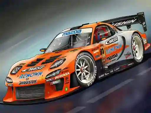 Race Car Slide — безкоштовна онлайн гра