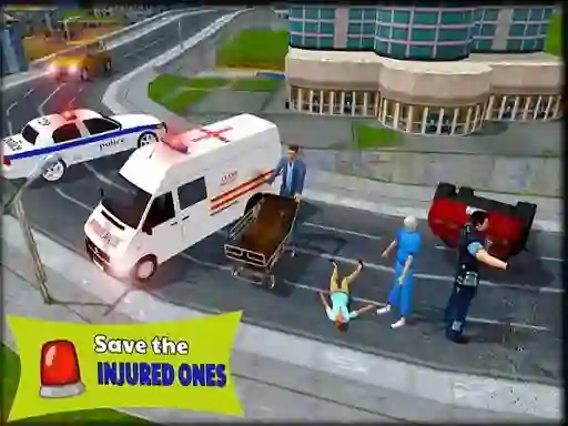 Ambulance Rescue Driver Simulator 2018 — безкоштовна онлайн гра