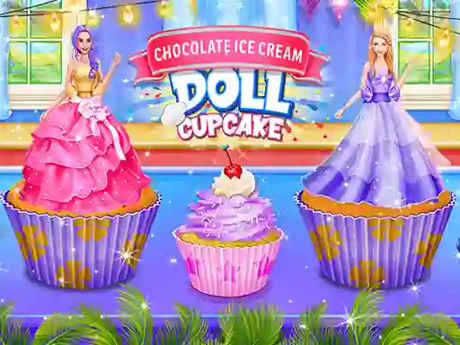 Ice Cream Doll Cake Maker — безкоштовна онлайн гра