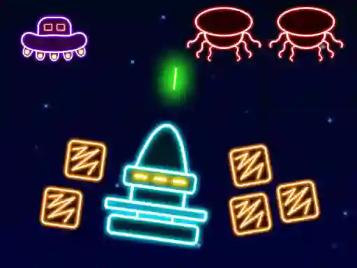 Neon Invaders — безкоштовна онлайн гра