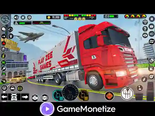 Crazy car transport truck — безкоштовна онлайн гра