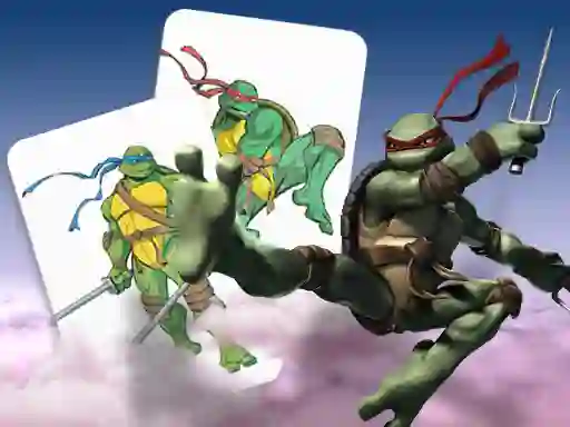 Ninja Turtles Memory card Match — безкоштовна онлайн гра