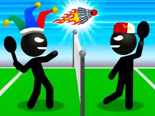 Stickman Sports Badminton — безкоштовна онлайн гра