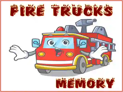 Fire Trucks Memory — безкоштовна онлайн гра