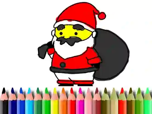 Back To School: Santa Claus Coloring — безкоштовна онлайн гра