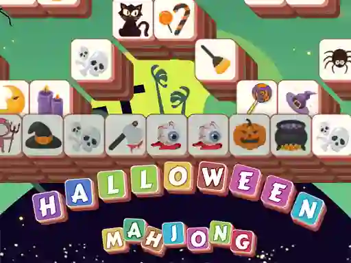Halloween Mahjong Tiles — безкоштовна онлайн гра