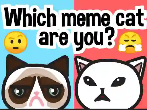 Which Meme Cat Are You? — безкоштовна онлайн гра