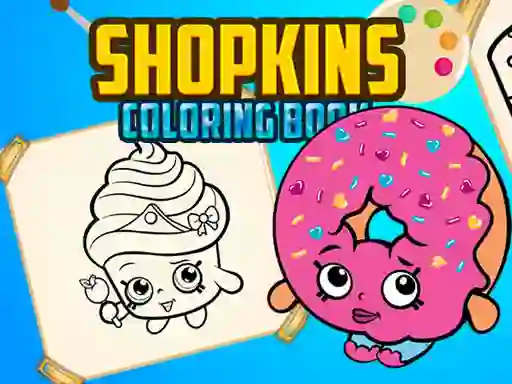 Shopkins Coloring Book — безкоштовна онлайн гра