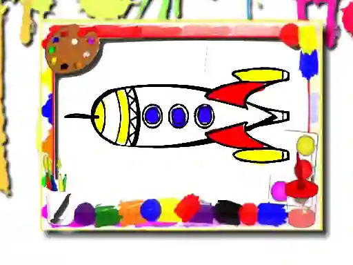 Rockets Coloring Book — безкоштовна онлайн гра