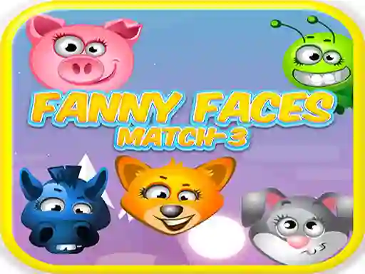 Funny Faces Match-3 — безкоштовна онлайн гра