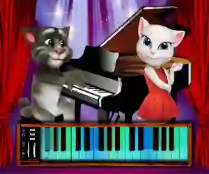 Talking Tom Piano Time — безкоштовна онлайн гра