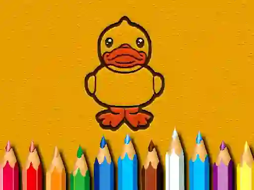Back To School: Ducks Coloring Book — безкоштовна онлайн гра