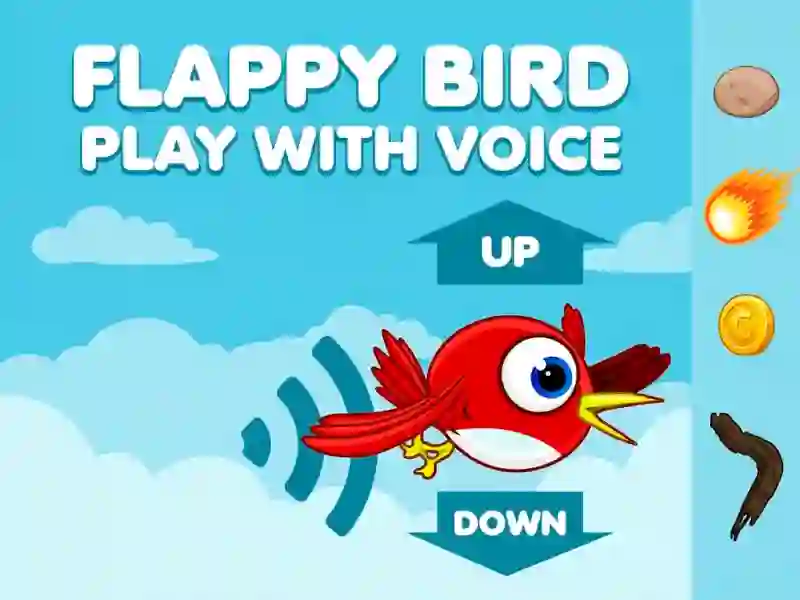Flappy Bird Play with Voice — безкоштовна онлайн гра