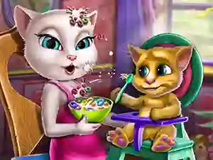 Angela Toddler Feed — безкоштовна онлайн гра