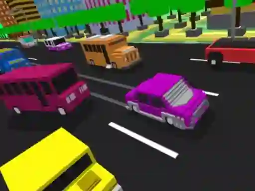 Blocky Highway Racing — безкоштовна онлайн гра