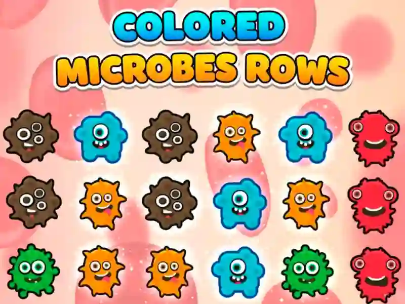 Colored Microbes Rows — безкоштовна онлайн гра
