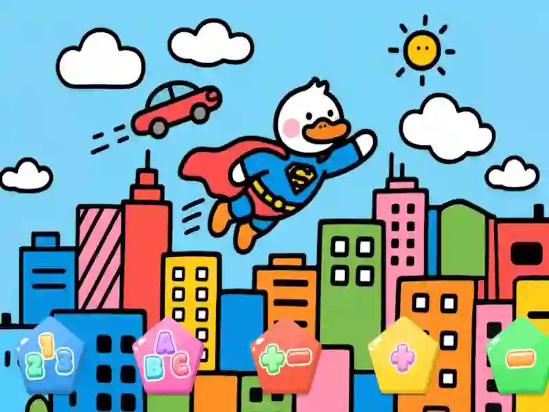 Color By Code Super Duck — безкоштовна онлайн гра
