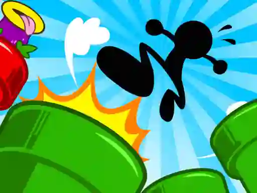 Stickman Bouncing — безкоштовна онлайн гра