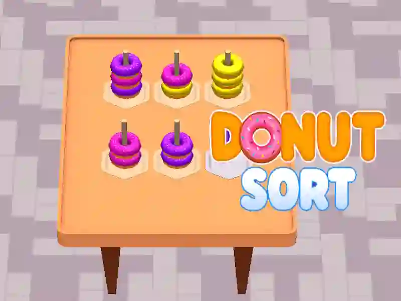 Donut Sort — безкоштовна онлайн гра