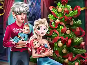 Elsa Family Christmas — безкоштовна онлайн гра