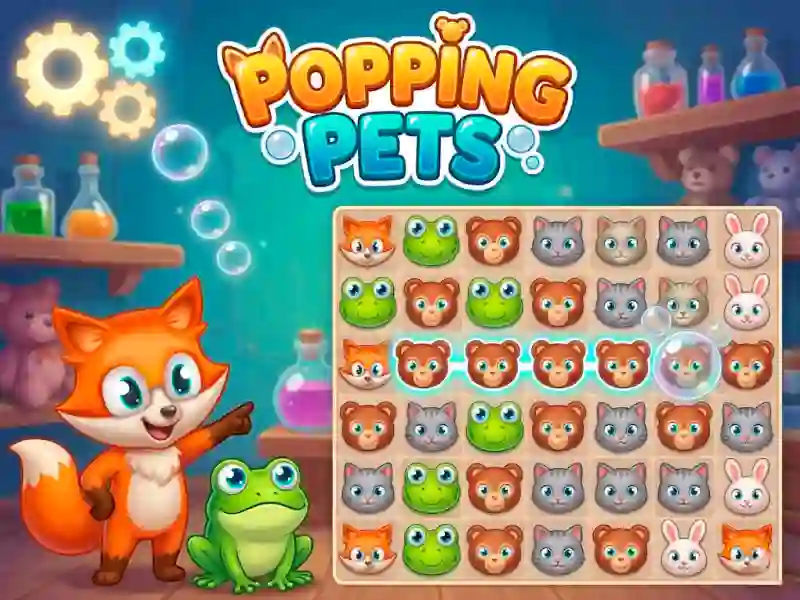 Popping Pets — безкоштовна онлайн гра