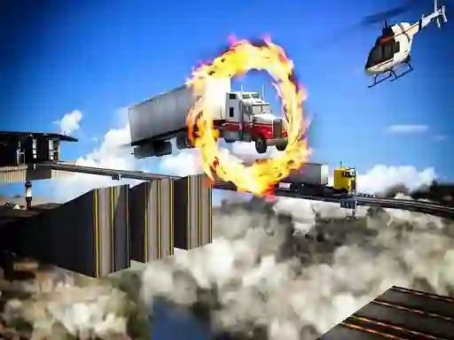 Impossible Truck Driving Stunt Track Parking — безкоштовна онлайн гра